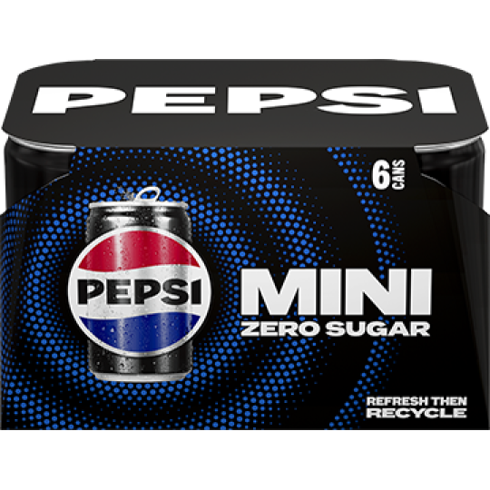 6pk Mini Pepsi Zero