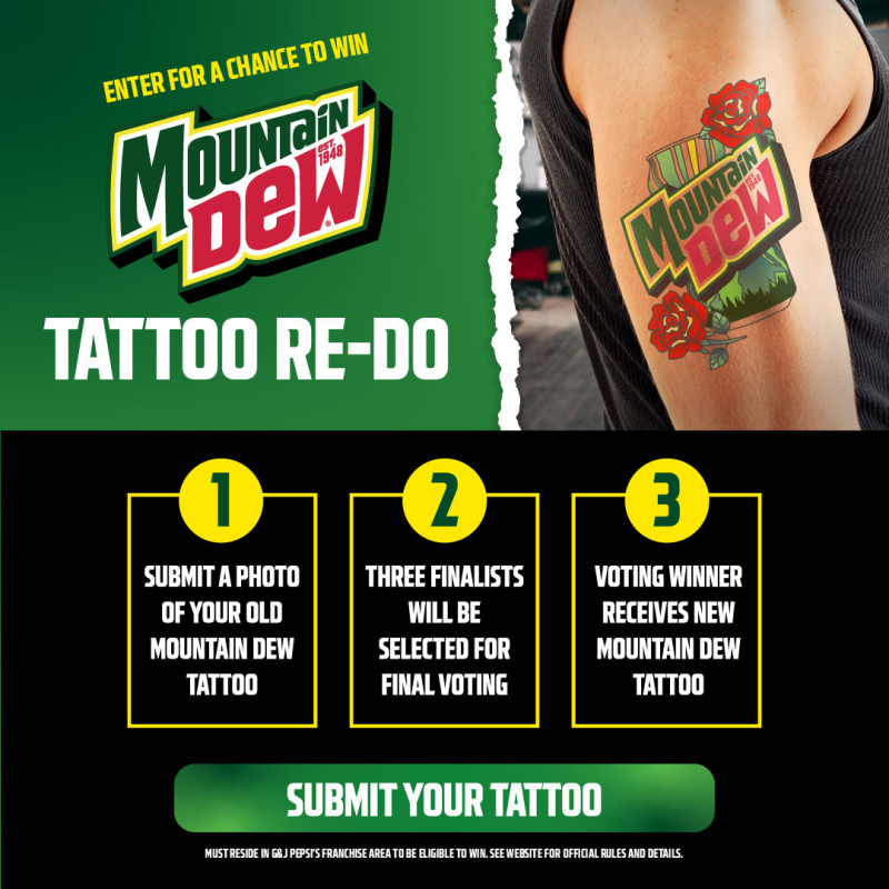 Mountain Dew Tattoo Re Do