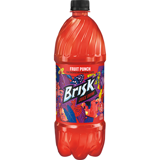 1 Liter Brisk Fruit Punch Juice Drink