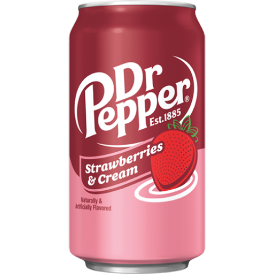 12oz Dr Pepper Strawberries & Cream