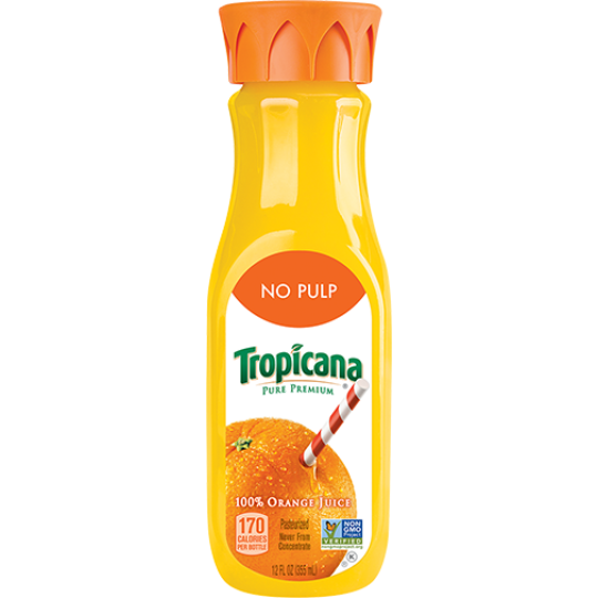 12oz Tropicana Orange Juice No Pulp