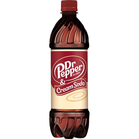 16.9oz  Dr Pepper Cream Soda